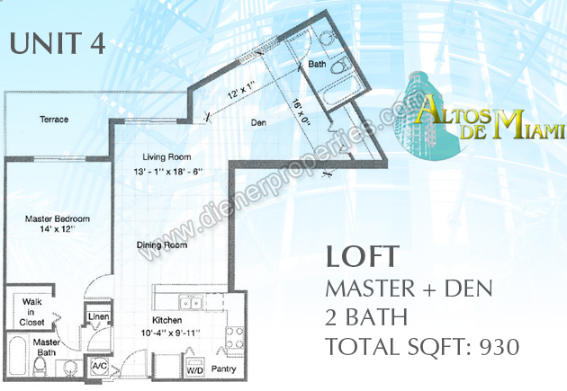 Altos de Miami Condo Floor Plans